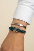 Bracelet Ancre vert