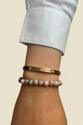 Bracelet en pierre Purple Agate