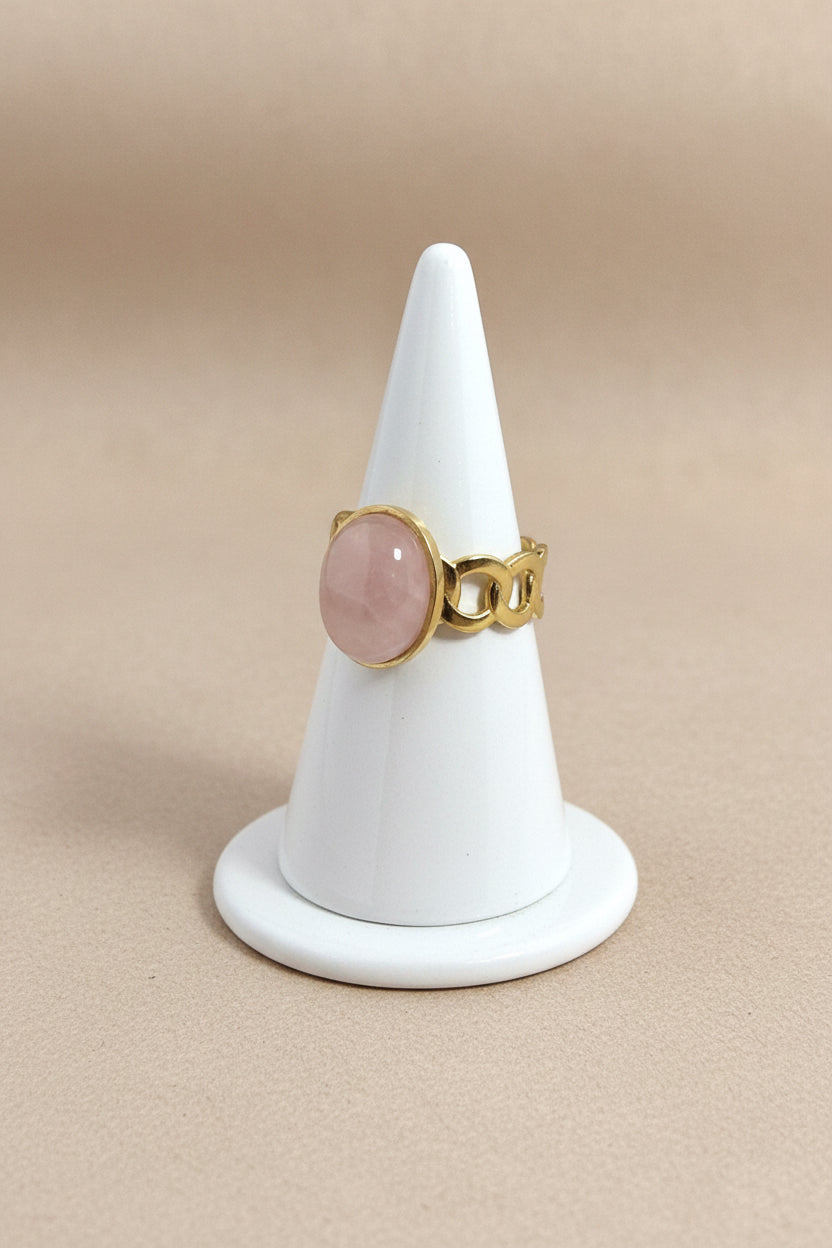 Bague Rita Quartz-rose