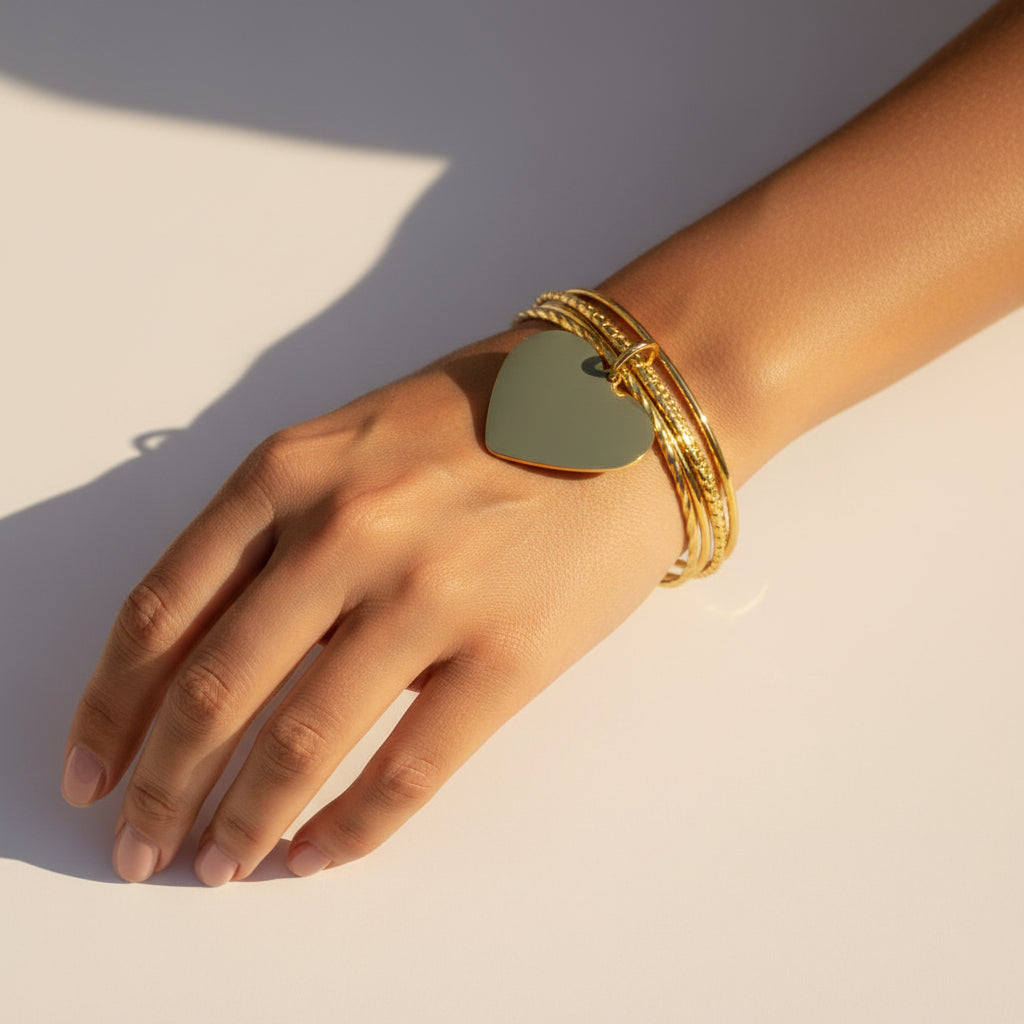 Bracelet cœur multi