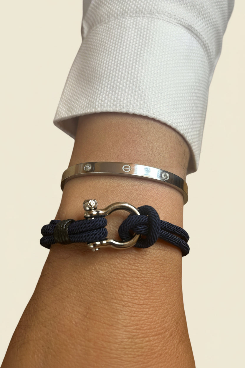 Bracelet Nautique bleu marine