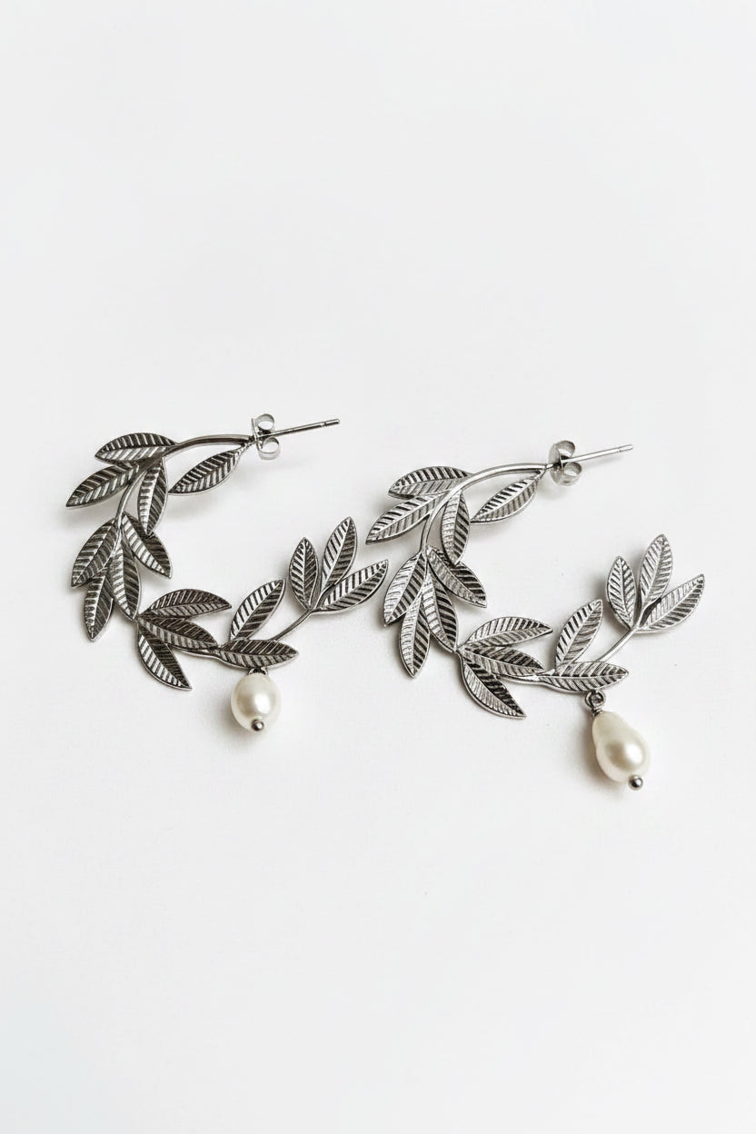 Boucles d’oreilles Athéna-argent