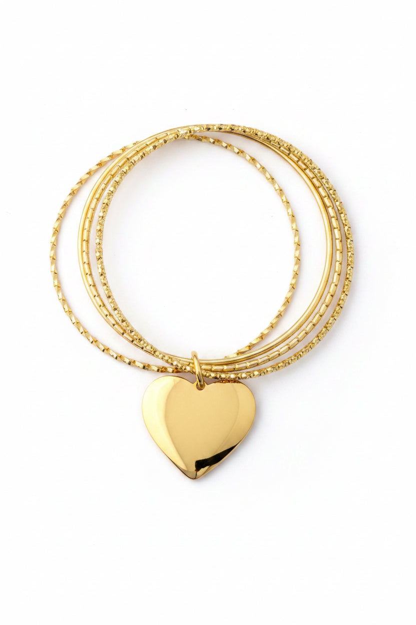 Bracelet cœur multi