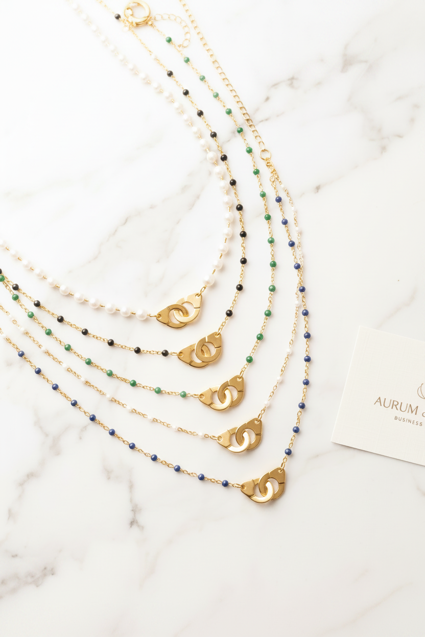 Collier Menotte en Lapis-Lazuli
