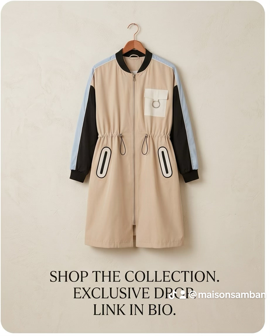 Veste multicolore