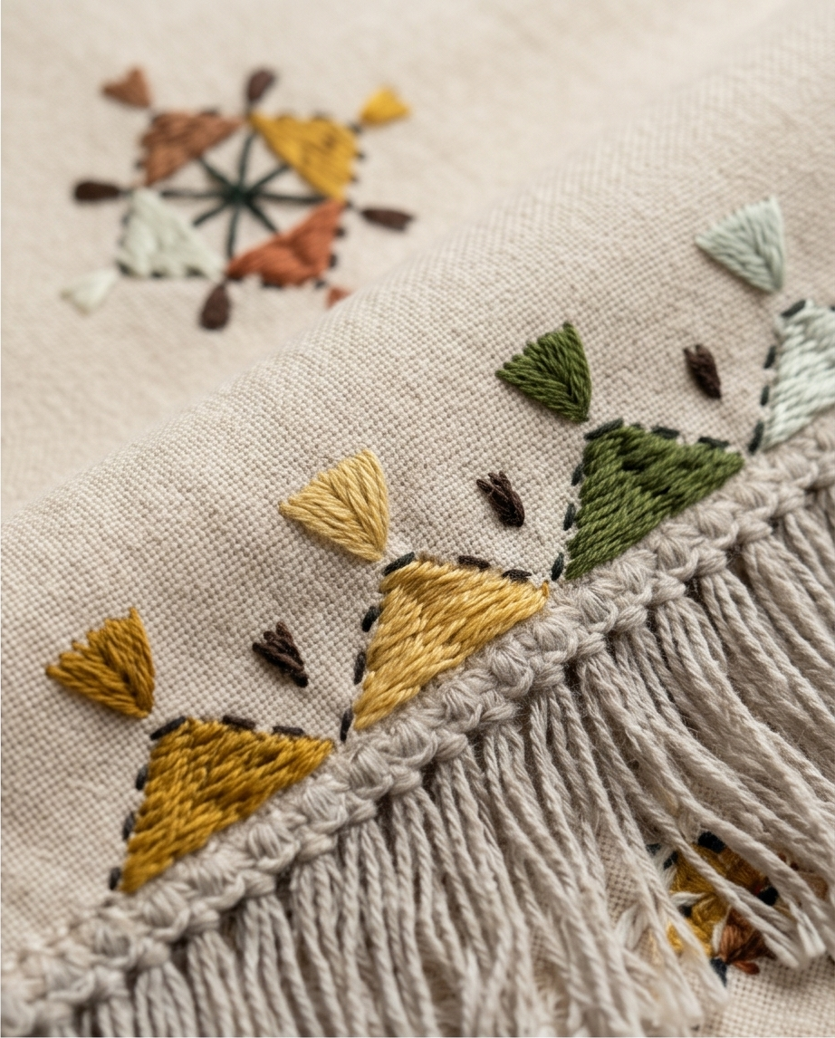Écharpe beige