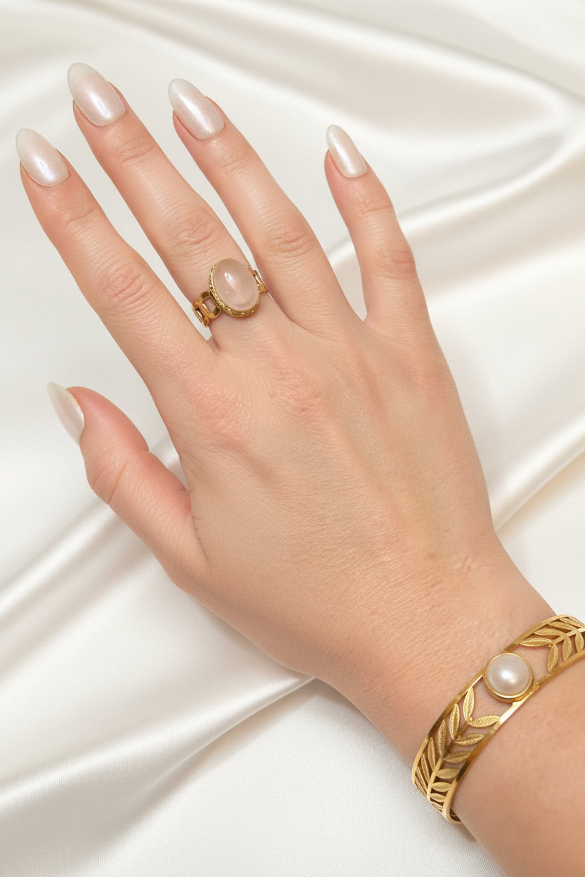 Bague Rita Quartz-rose
