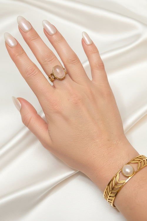 Bague Rita Quartz-rose