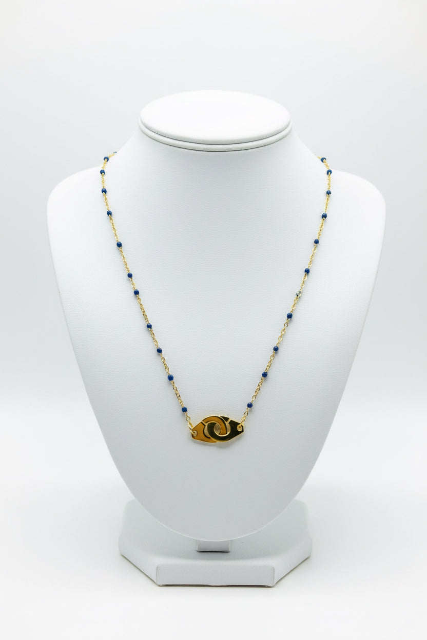 Collier Menotte en Lapis-Lazuli