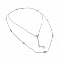 Collier sautoir Murielle argent